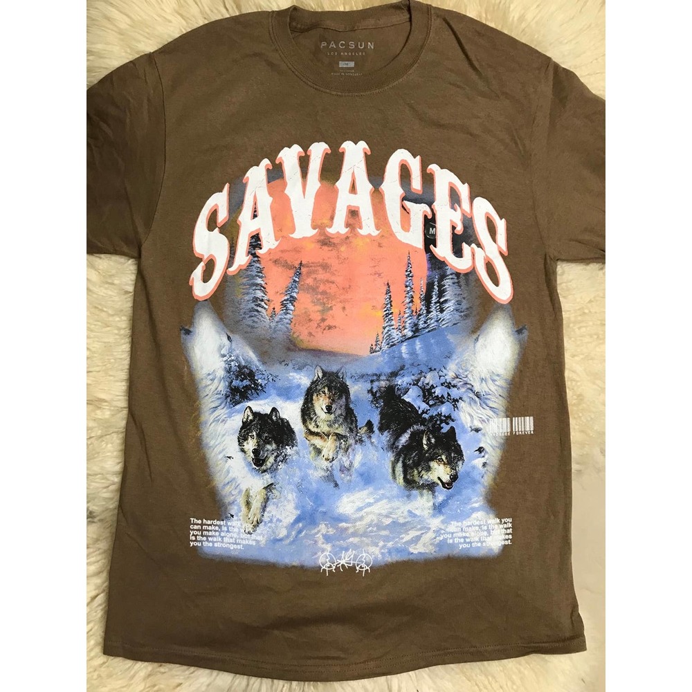Pacsun Wolf tee shirt